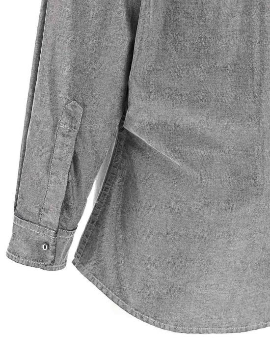 25FW 다크파크 셔츠 WSH04DFL020077 Silver - DARKPARK