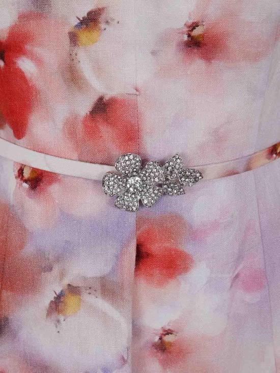 26SS 짐머만 롱 원피스 2344DR251SCAFLO Red - ZIMMERMANN