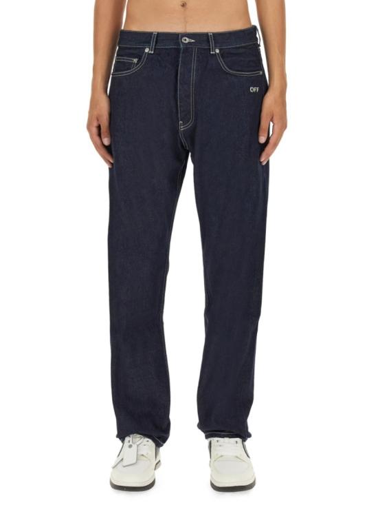  오프화이트 데님 팬츠 OMYA138 F23DEN0014761 Black