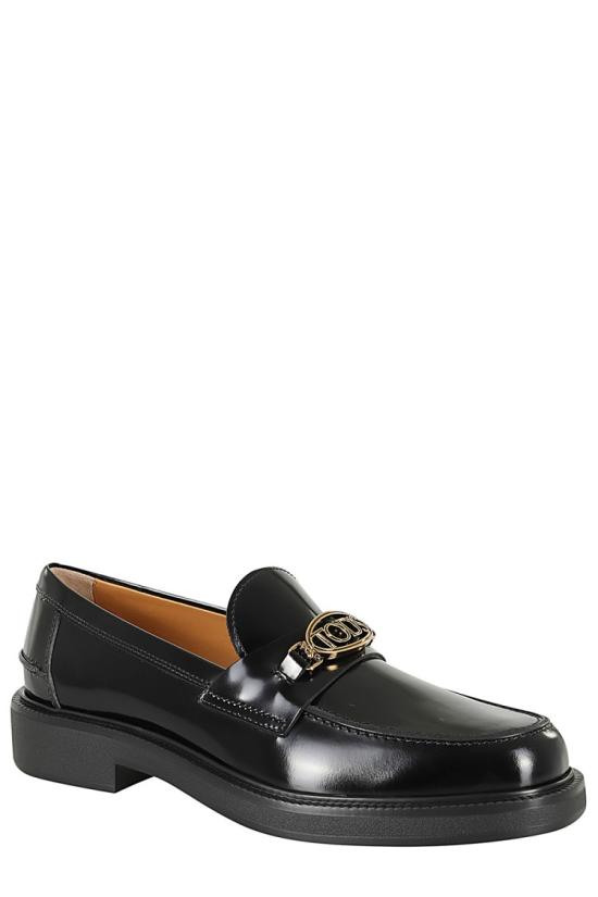  토즈 메탈 로고 페니 로퍼 XXW20L0IM70 SHA 095 Black - TODS