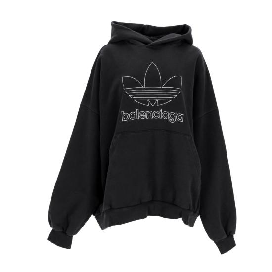  발렌시아가 후드 티셔츠 712396TNVA91070 Black