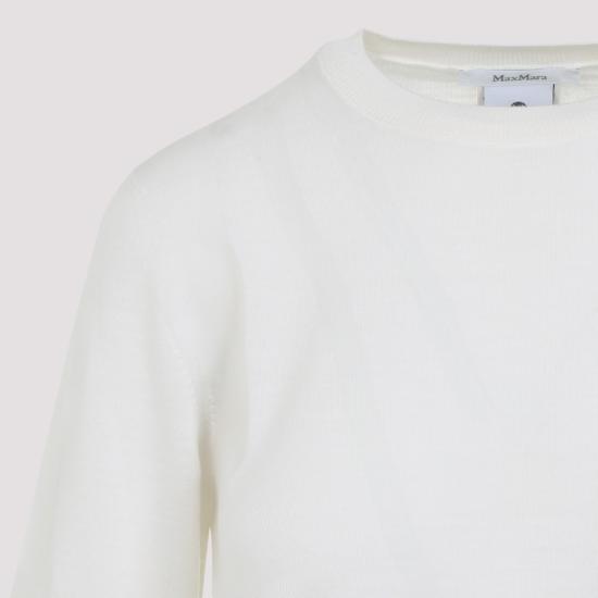 25FW 막스마라 스웨터 2521366161600 12022 White - MAX MARA