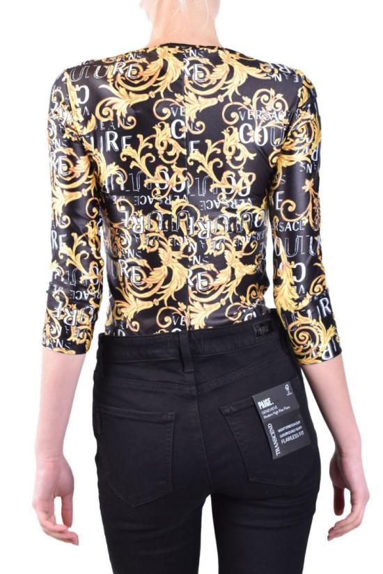  베르사체 바디수트 티셔츠 74HAM238 JS178G89 Black - VERSACE