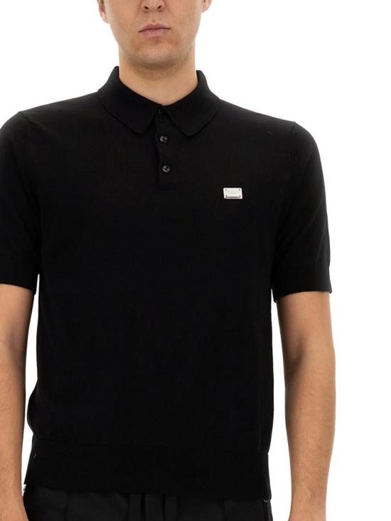  돌체앤가바나 폴로 티셔츠 GXZ02T JBCE9N0000 Black - DOLCE & GABBANA