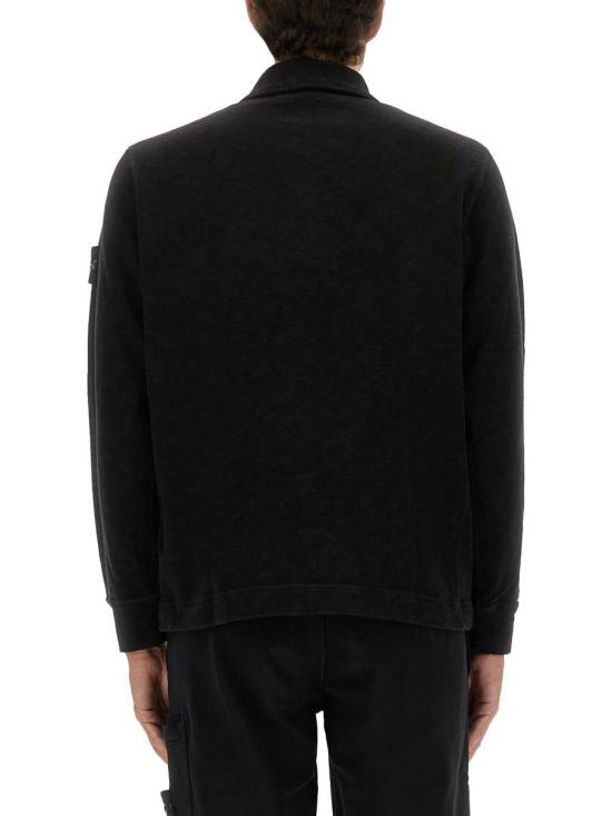 25FW 스톤 아일랜드 긴팔 셔츠 6100054 S0238V0029 Black - STONE ISLAND