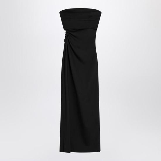 25SS 막스마라 롱 원피스 SILVACO Q MAXM 002 Black - MAX MARA