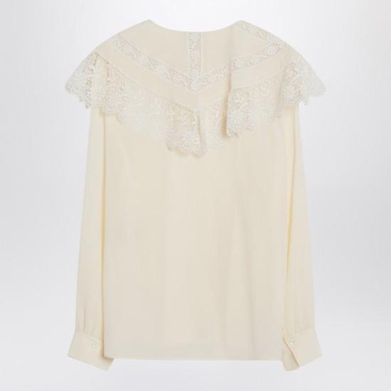 25FW 끌로에 블라우스 CH25AHT56077 R CHLOE 114 Beige - CHLOE