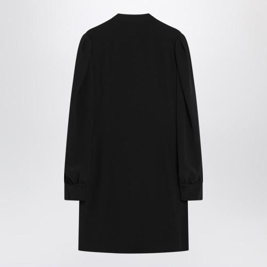 25FW 끌로에 미디 원피스 CH25ARO11118 R CHLOE 001 Black - CHLOE