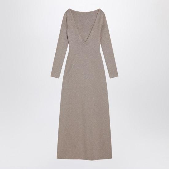 25FW 막스마라 롱 원피스 BRACCOCO R MAXMP 001 Beige - MAX MARA