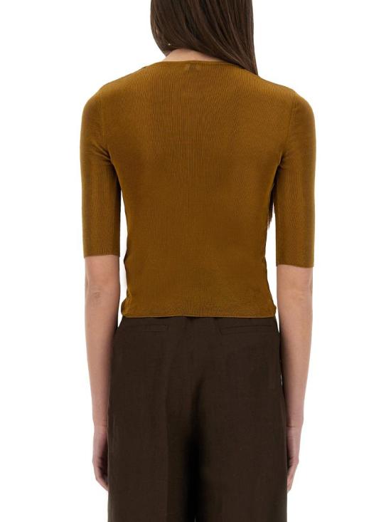 25SS 생로랑 반팔 티셔츠 819910 Y75WA8092 BROWN - SAINT LAURENT