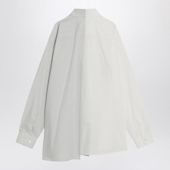 25FW MM6 메종마르지엘라 긴팔 셔츠 SH0DT0025MTN085 R MM6 961 WHITE - MM6 MAISON MARGIELA