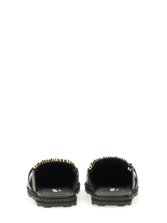 25FW 모스키노 뮬/슬리퍼 MA10162G1N MF0000 Black - MOSCHINO