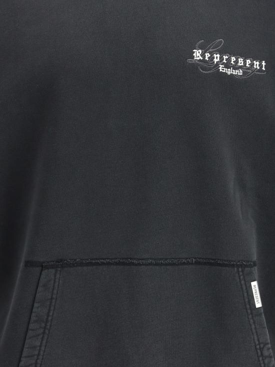 25FW 리프레젠트 후드 티셔츠 MLM100374 VINTAGEBLA GREY - REPRESENT