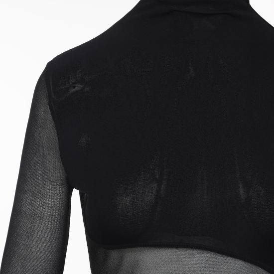 25FW 알라이아 롱 원피스 AA9R2801K061B 995 NOIR ALAIA - ALAIA