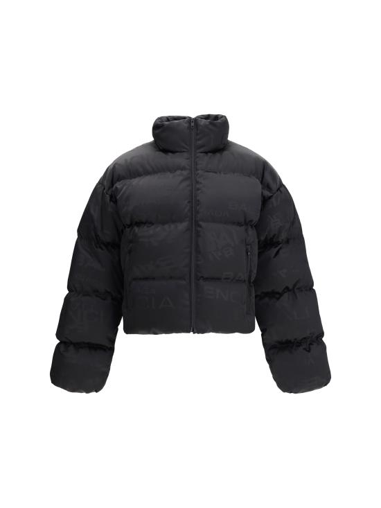 25FW 발렌시아가 숏패딩 850867TTQ13 1000 BLACK
