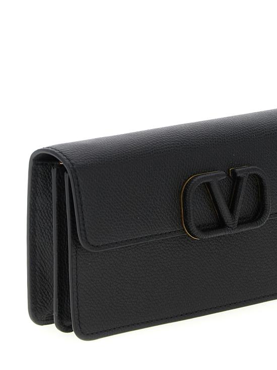 25FW 발렌티노 가라바니 명함지갑 W0P0S93RQR0NO Black - VALENTINO GARAVANI