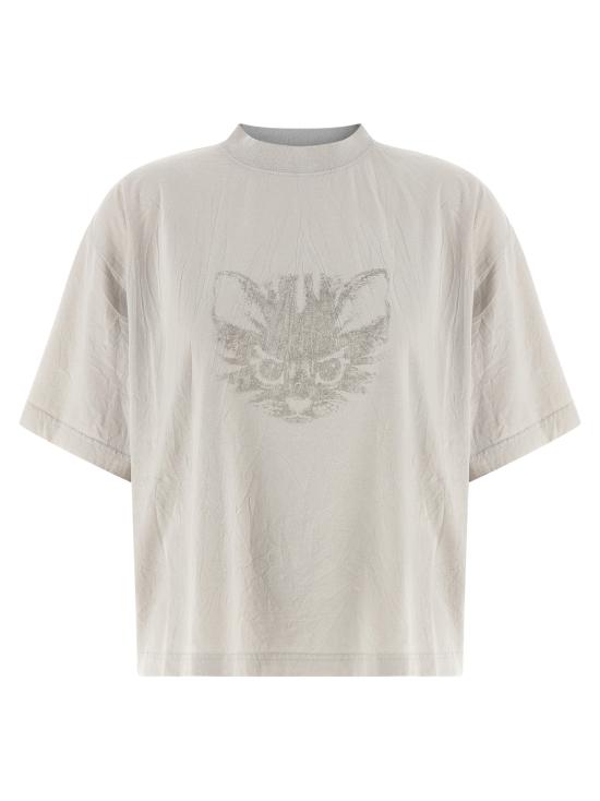 25FW 발렌시아가 반팔 티셔츠 850989TTVC49081 White