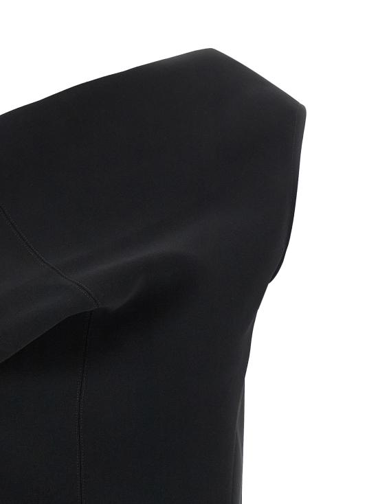 25FW 자크뮈스 숏 원피스 25HDRW00726AW00632990 Black - JACQUEMUS