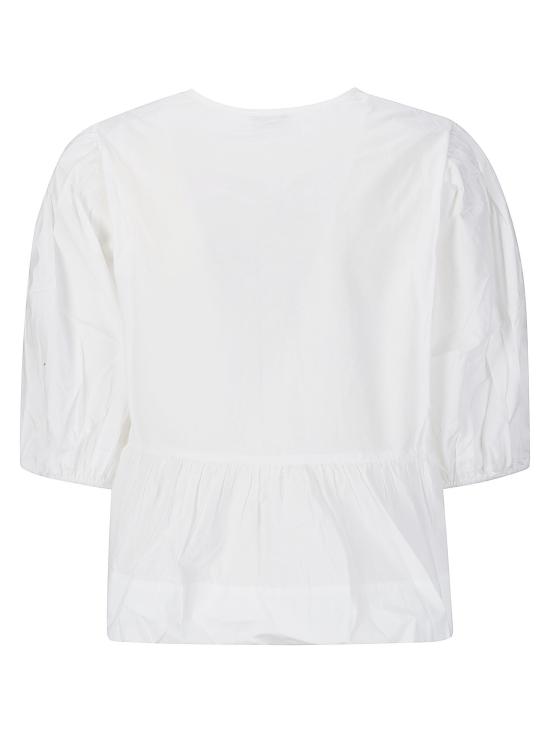 25FW 가니 블라우스 F7364 151 BRIGHT WHITE - GANNI