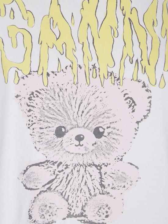 25FW 가니 반팔 티셔츠 T4289 151 Bright White - GANNI