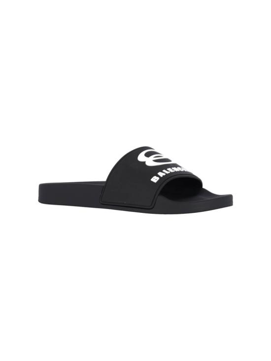 25FW 발렌시아가 풀 슬라이드 샌들 689031 W1SA61090 Black - BALENCIAGA