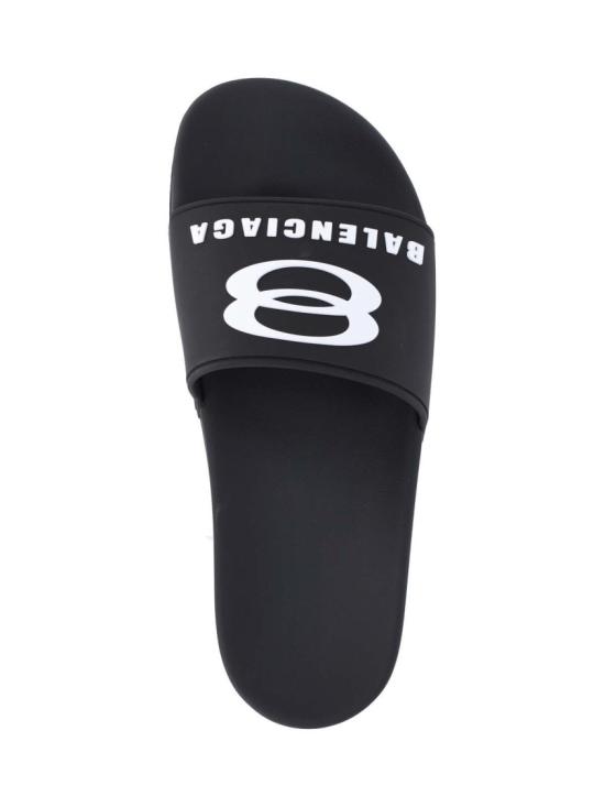 25FW 발렌시아가 풀 슬라이드 샌들 689031 W1SA61090 Black - BALENCIAGA