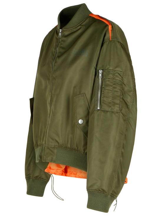 25SS MM6 메종마르지엘라 봄버 자켓 S52AM0315 M35257728 Green - MM6 MAISON MARGIELA