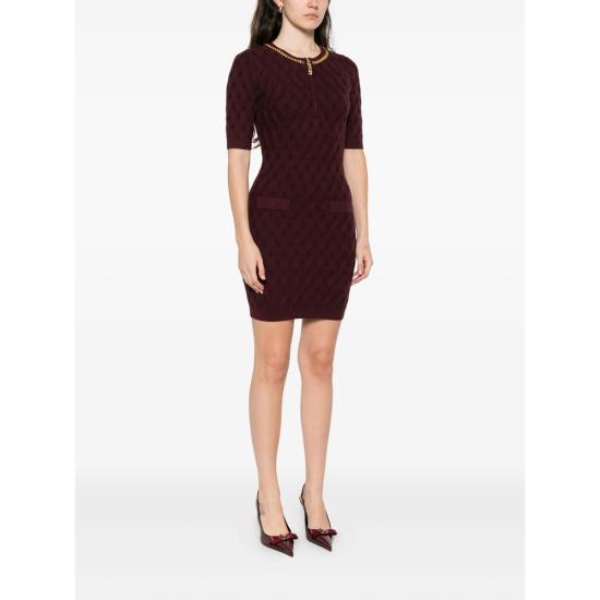 25FW 엘리자베타프랜치 숏 원피스 AM20B56E2 EA4 RED - ELISABETTA FRANCHI