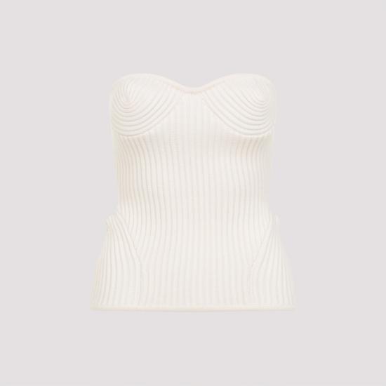 25FW 장 폴 고티에 민소매 티셔츠 2503WPO010K00101 White - JEAN PAUL GAULTIER