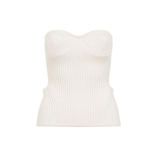 25FW 장 폴 고티에 민소매 티셔츠 2503WPO010K00101 White