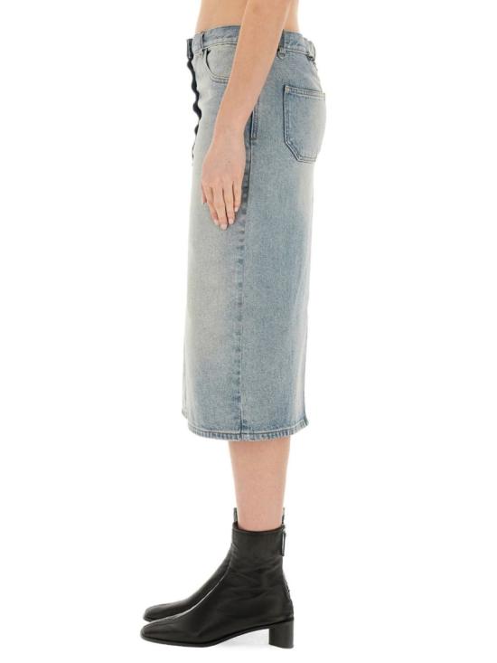  쿠레쥬 데님 스커트 124DJU155 DE00167011 Blue - COURREGES