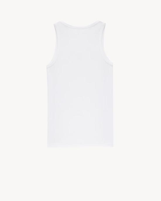 26SS 생로랑 민소매 티셔츠 824583YB2MH9000 White - SAINT LAURENT