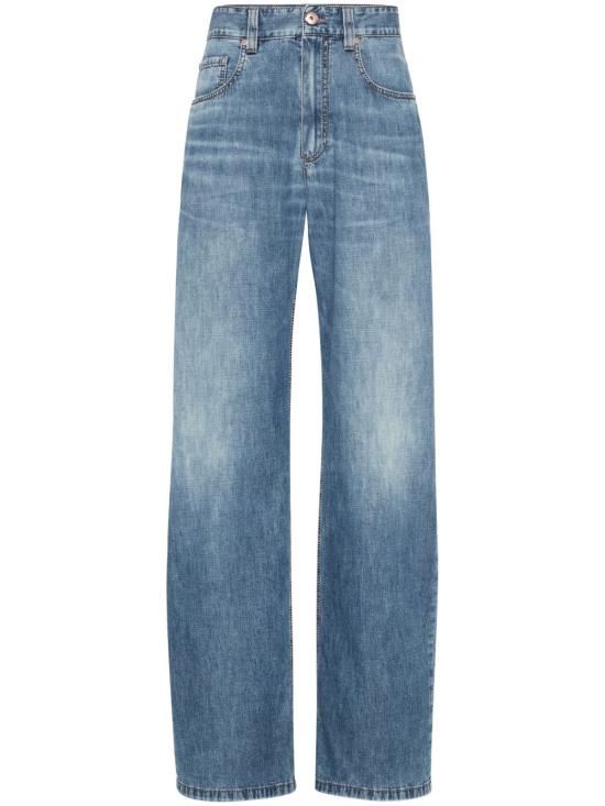  브루넬로 쿠치넬리 데님 팬츠 MH192P5565C8982 Blue