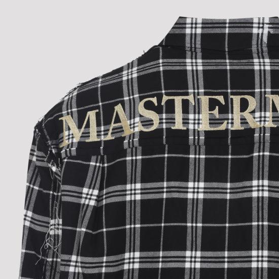 25FW 마스터마인드 긴팔 셔츠 MW25S15SH007 026 Black - MASTERMIND