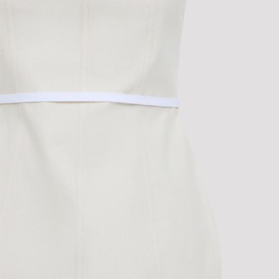 25FW 모스키노 원피스 252D0436 5436 1002 WHITE - MOSCHINO