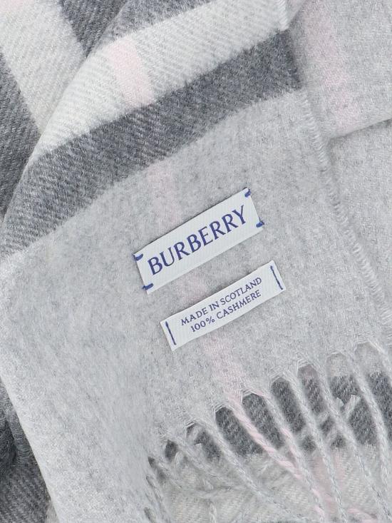 26SS 버버리 체크 캐시미어 스카프 8112637C3382 GREY - BURBERRY
