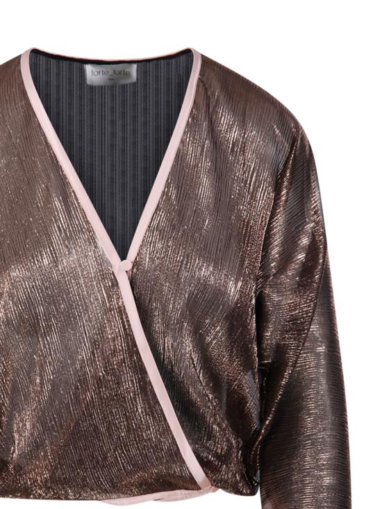 25FW 포르테포르테 블라우스 14105 MYSHIRT F48A 1510 POUDRE - FORTE FORTE