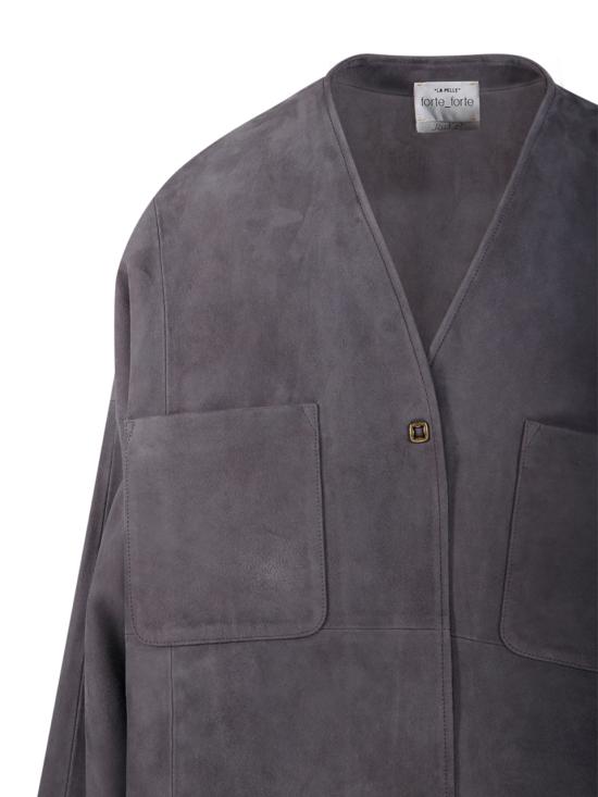 25FW 포르테포르테 가죽 자켓 14011 MYJACKET F48A 7054 OMBRA - FORTE FORTE