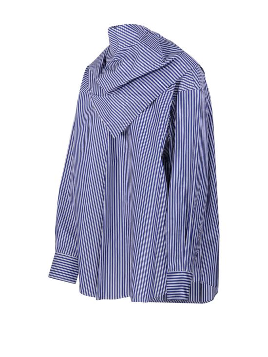 25FW 아미 블라우스 UTP801 CO0133 4901 ROYAL BLUE WHITE BLACK - AMI