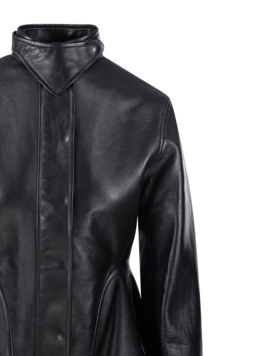 25FW 알라이아 가죽 자켓 AA9V1113X073B 995 NOIR ALAIA - ALAIA