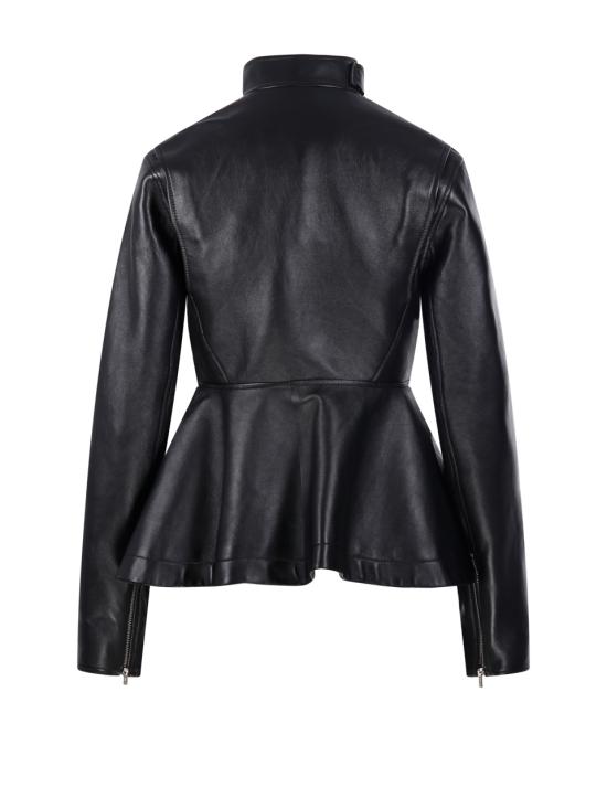 25FW 알라이아 가죽 자켓 AA9V1113X073B 995 NOIR ALAIA - ALAIA