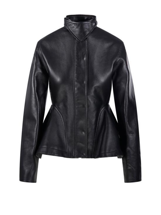 25FW 알라이아 가죽 자켓 AA9V1113X073B 995 NOIR ALAIA