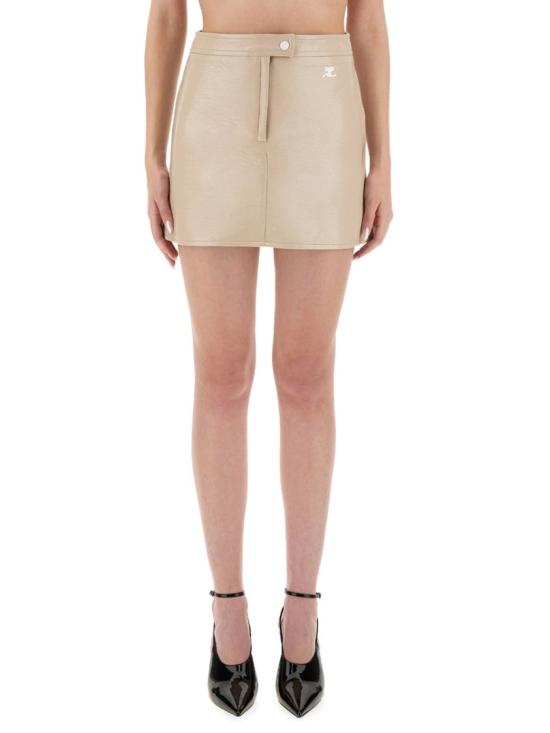 쿠레쥬 숏 스커트 PERCJU001VY0014 9100 Neutrals