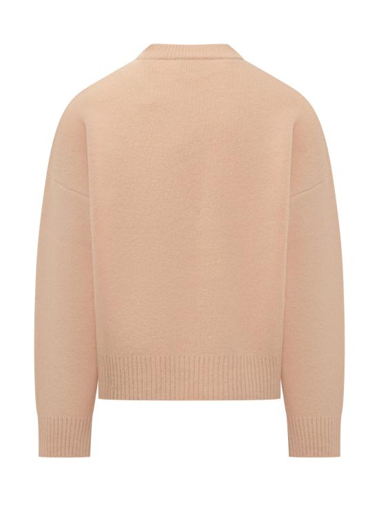 25FW 아미 스웨터 H25UKS836KN0135 6807H25 POUDRE ECRU - AMI