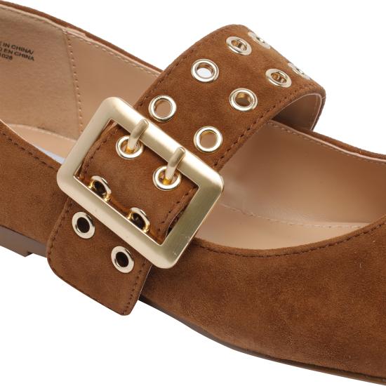 25FW 스티브매든 플랫 슈즈 ATLANTICA CHSNUT Brown - STEVE MADDEN