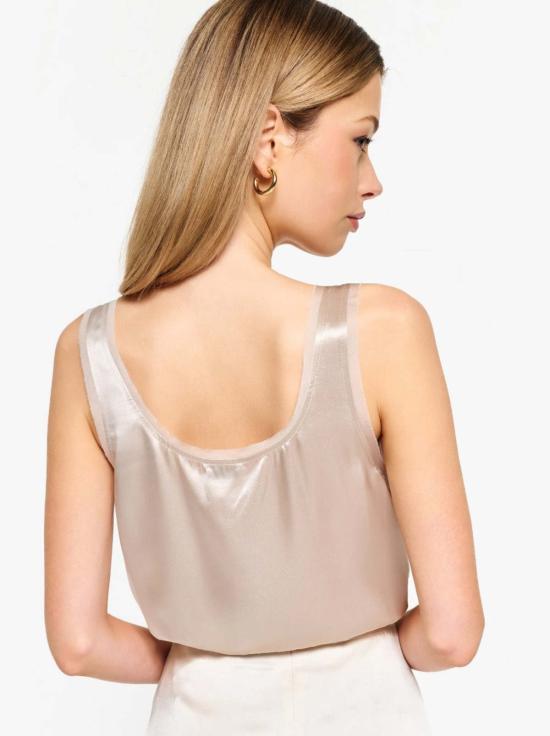  카미 뉴욕 민소매 티셔츠 캐미 NYC 닐루 쉬폰 캐미솔 오트 - CAMI NYC