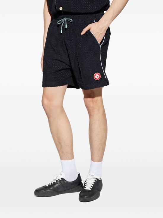 25FW 카사블랑카 숏팬츠 MPF25JTR271 02NAVY Blue - CASABLANCA