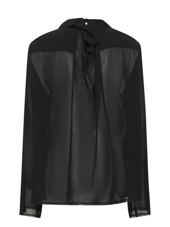 25FW MM6 메종마르지엘라 블라우스 S62DT0049 M35468 900 Black - MM6 MAISON MARGIELA