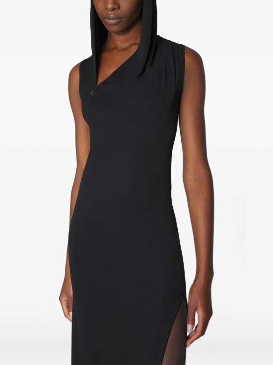 25FW 뮈글러 롱 원피스 25F1RO17796026 1999 Black - MUGLER