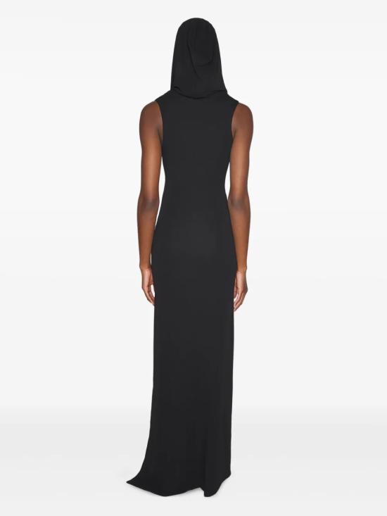 25FW 뮈글러 롱 원피스 25F1RO17796026 1999 Black - MUGLER